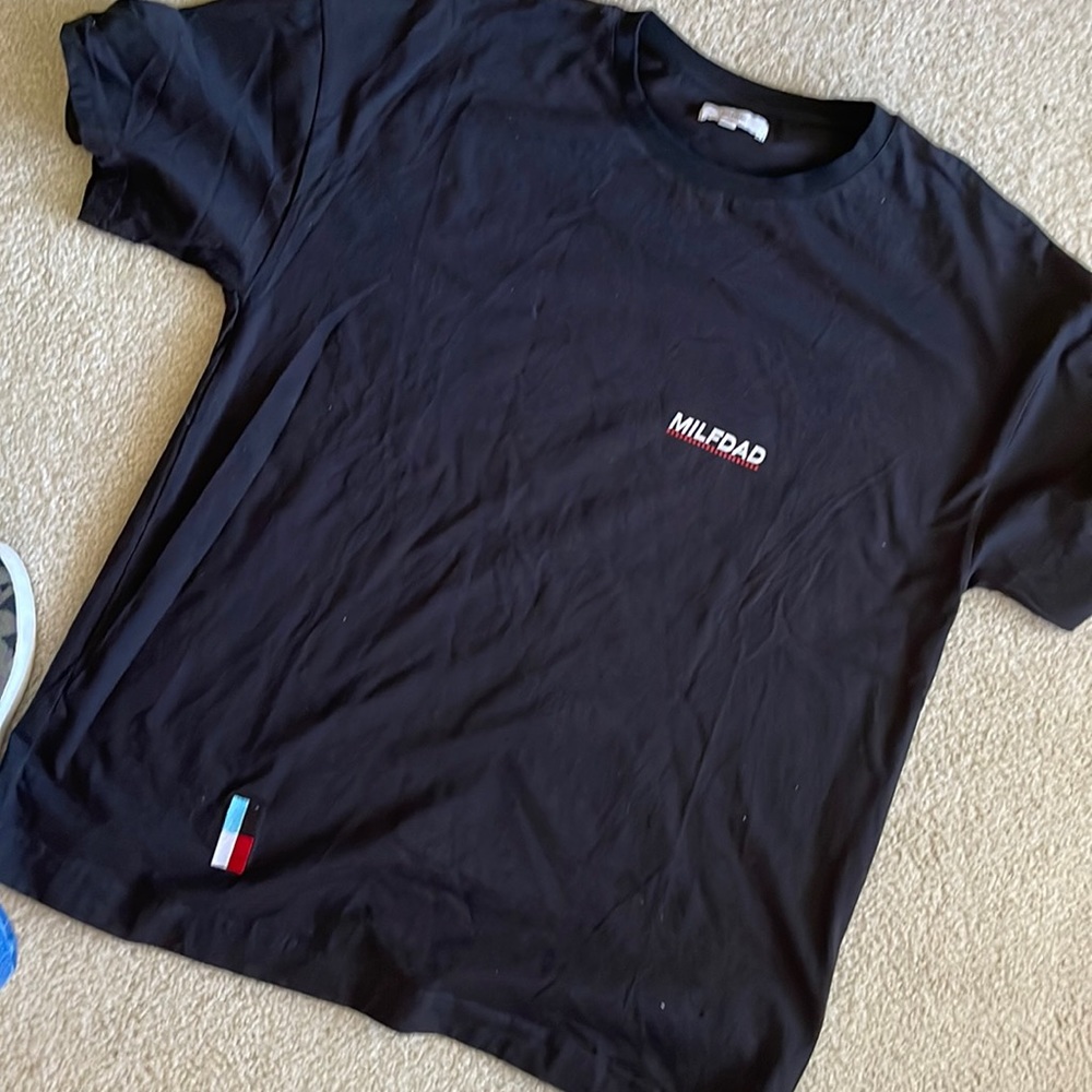 Milfdad Black cotton shirt